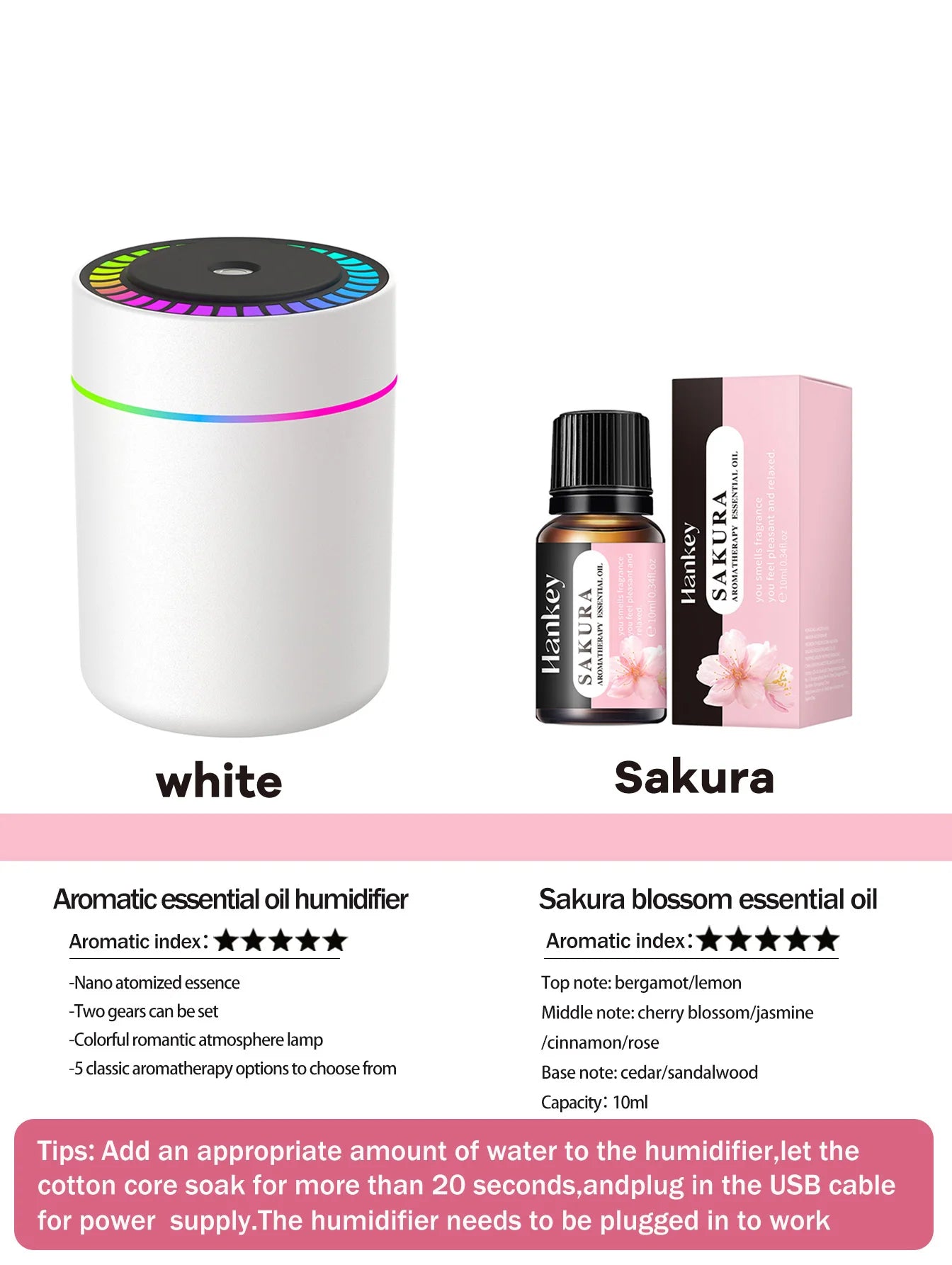 Smart Aroma Diffuser LED
